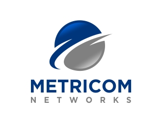 Metricom Networks logo design by excelentlogo