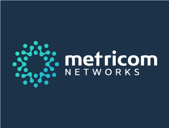 Metricom Networks logo design by nehel