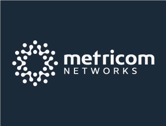 Metricom Networks logo design by nehel