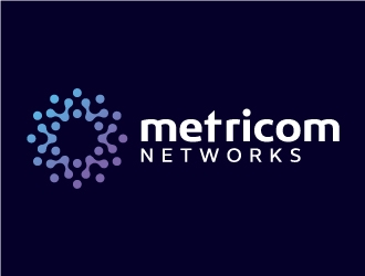 Metricom Networks logo design by nehel