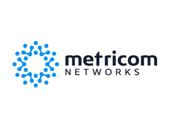 Metricom Networks logo design by nehel