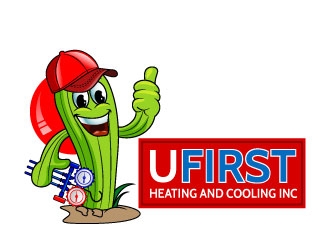 UFIRST Heating and Cooling INC logo design by uttam