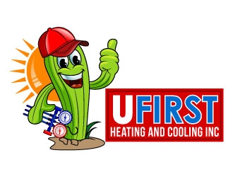UFIRST Heating and Cooling INC logo design by uttam