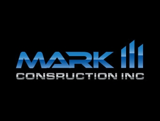Mark III Consruction Inc logo design by duahari