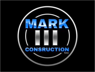 Mark III Consruction Inc logo design by rgb1