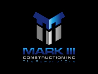 Mark III Consruction Inc logo design by excelentlogo