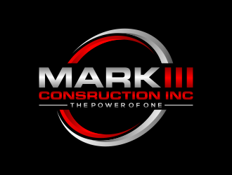 Mark III Consruction Inc logo design by Kopiireng