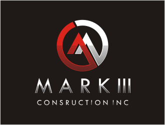 Mark III Consruction Inc logo design by bunda_shaquilla
