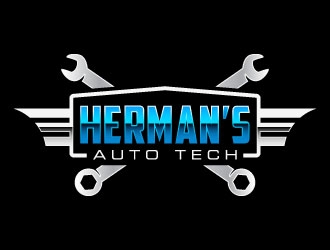 Herman’s Auto Tech  logo design by daywalker