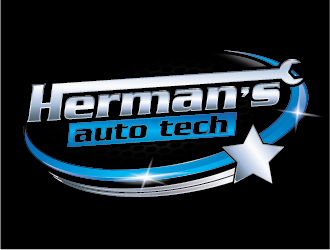 Herman’s Auto Tech  logo design by esso