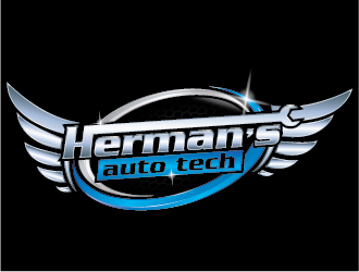 Herman’s Auto Tech  logo design by esso