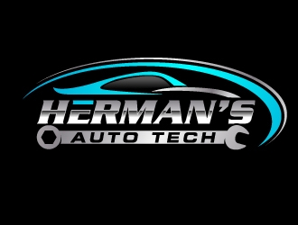 Herman’s Auto Tech  logo design by jaize