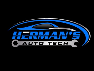Herman’s Auto Tech  logo design by jaize