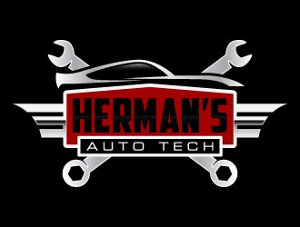 Herman’s Auto Tech  logo design by daywalker