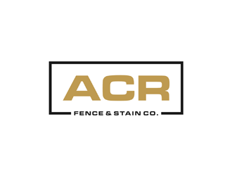 ACR Fence & Stain Co. logo design by ndaru