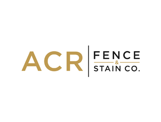 ACR Fence & Stain Co. logo design by ndaru