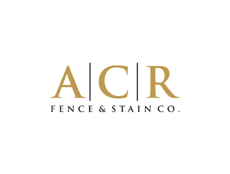 ACR Fence & Stain Co. logo design by ndaru