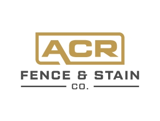 ACR Fence & Stain Co. logo design by akilis13