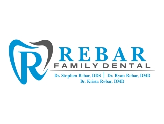 Rebar Family Dental logo design by Mbezz