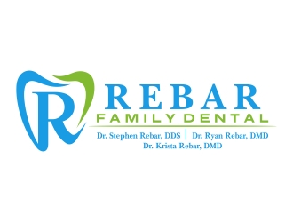 Rebar Family Dental logo design by Mbezz