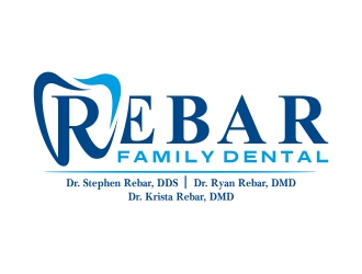 Rebar Family Dental logo design by Mbezz