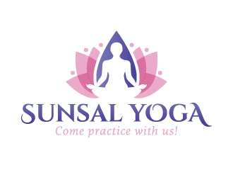 SunSal Yoga  logo design by akilis13