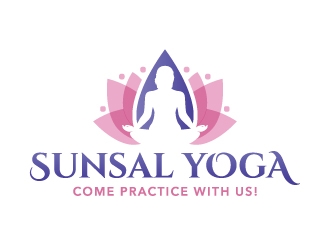 SunSal Yoga  logo design by akilis13
