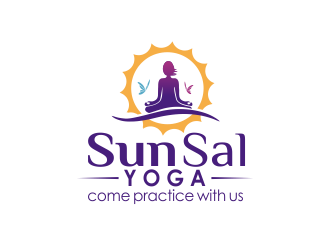SunSal Yoga  logo design by YONK
