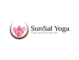 SunSal Yoga  logo design by zakdesign700