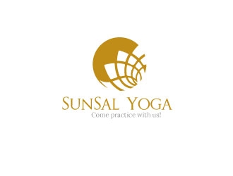 SunSal Yoga  logo design by estrezen