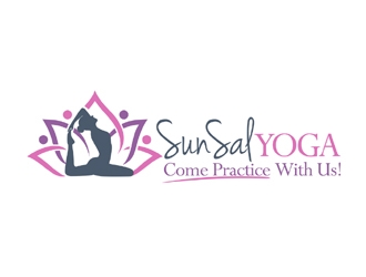 SunSal Yoga  logo design by ingepro