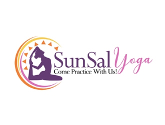 SunSal Yoga  logo design by ingepro