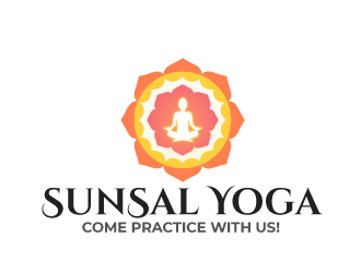 SunSal Yoga  logo design by tec343
