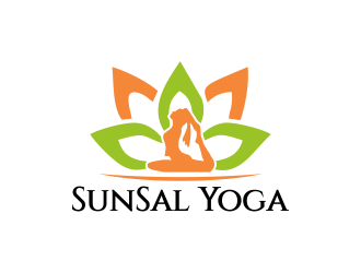 SunSal Yoga  logo design by akhi