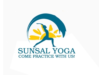 SunSal Yoga  logo design by gilkkj