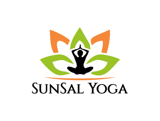 SunSal Yoga  logo design by akhi