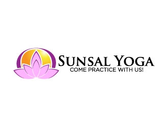 SunSal Yoga  logo design by desynergy