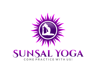 SunSal Yoga  logo design by done