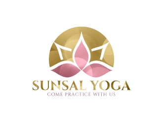 SunSal Yoga  logo design by AYATA