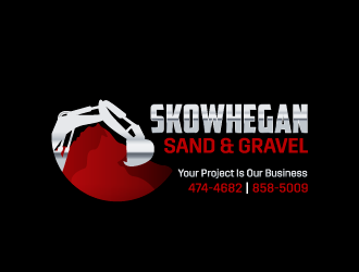 Skowhegan Sand & Gravel logo design by HaveMoiiicy