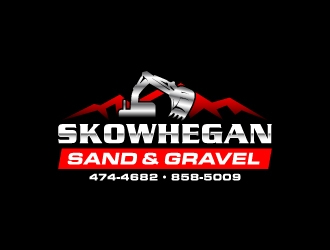 Skowhegan Sand & Gravel logo design by dibyo