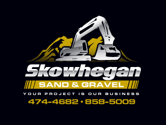 Skowhegan Sand & Gravel logo design by PRN123