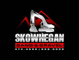 Skowhegan Sand & Gravel logo design by semar