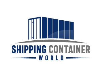 Shipping Container World  logo design by akilis13