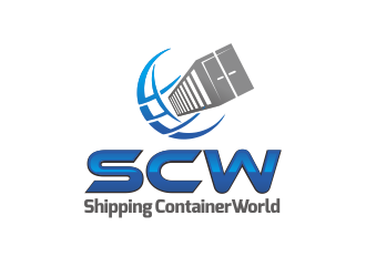 Shipping Container World  logo design by YONK