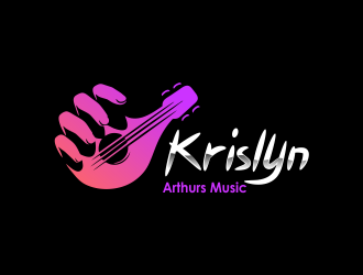 Krislyn Arthurs Music logo design by ROSHTEIN