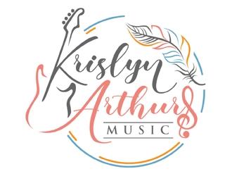 Krislyn Arthurs Music logo design by MAXR