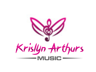 Krislyn Arthurs Music logo design by ROSHTEIN