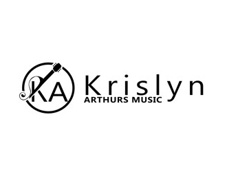 Krislyn Arthurs Music logo design by bougalla005