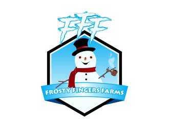 Frosty Fingers Farms logo design by Kruger